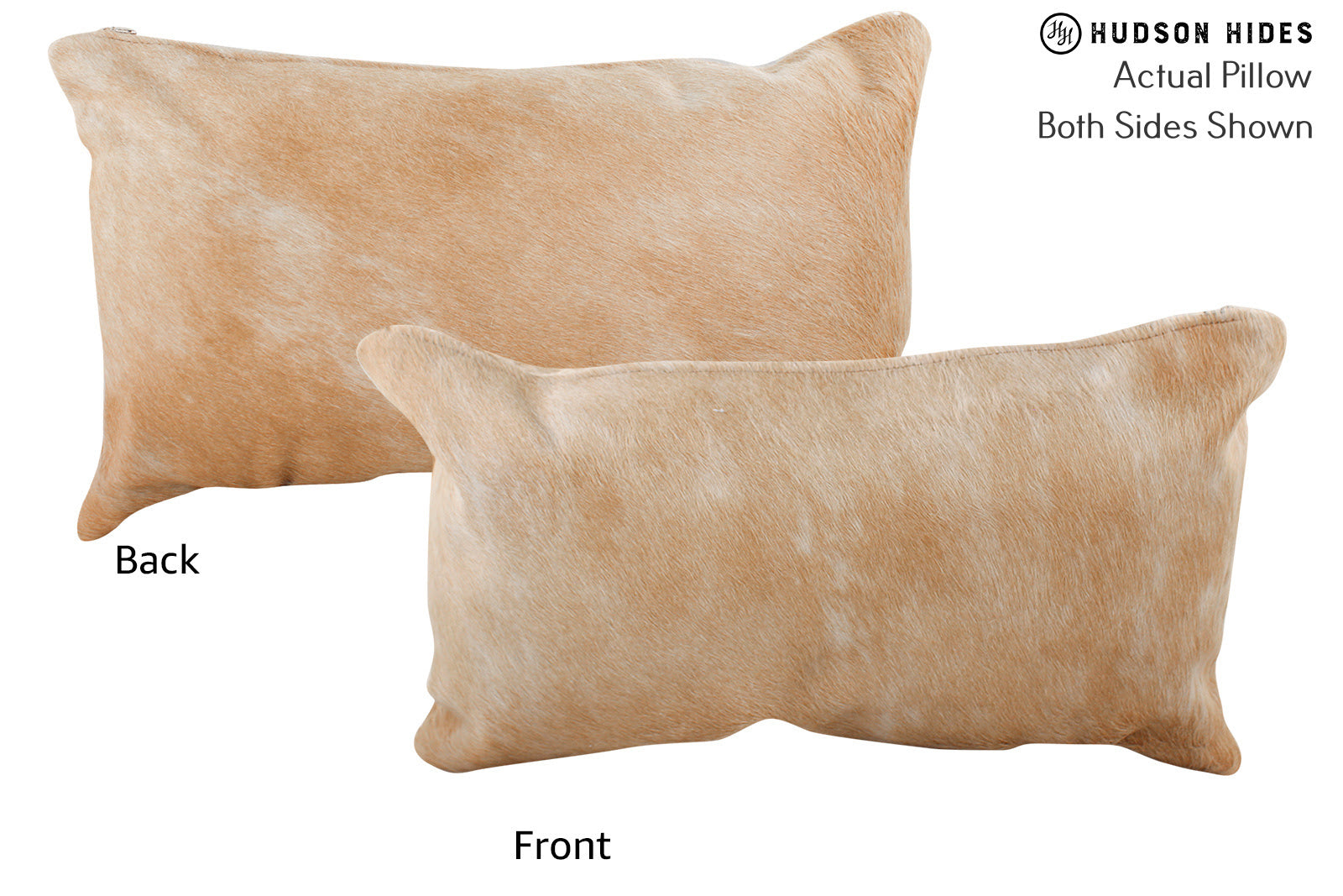 Beige Cowhide Pillow #72495