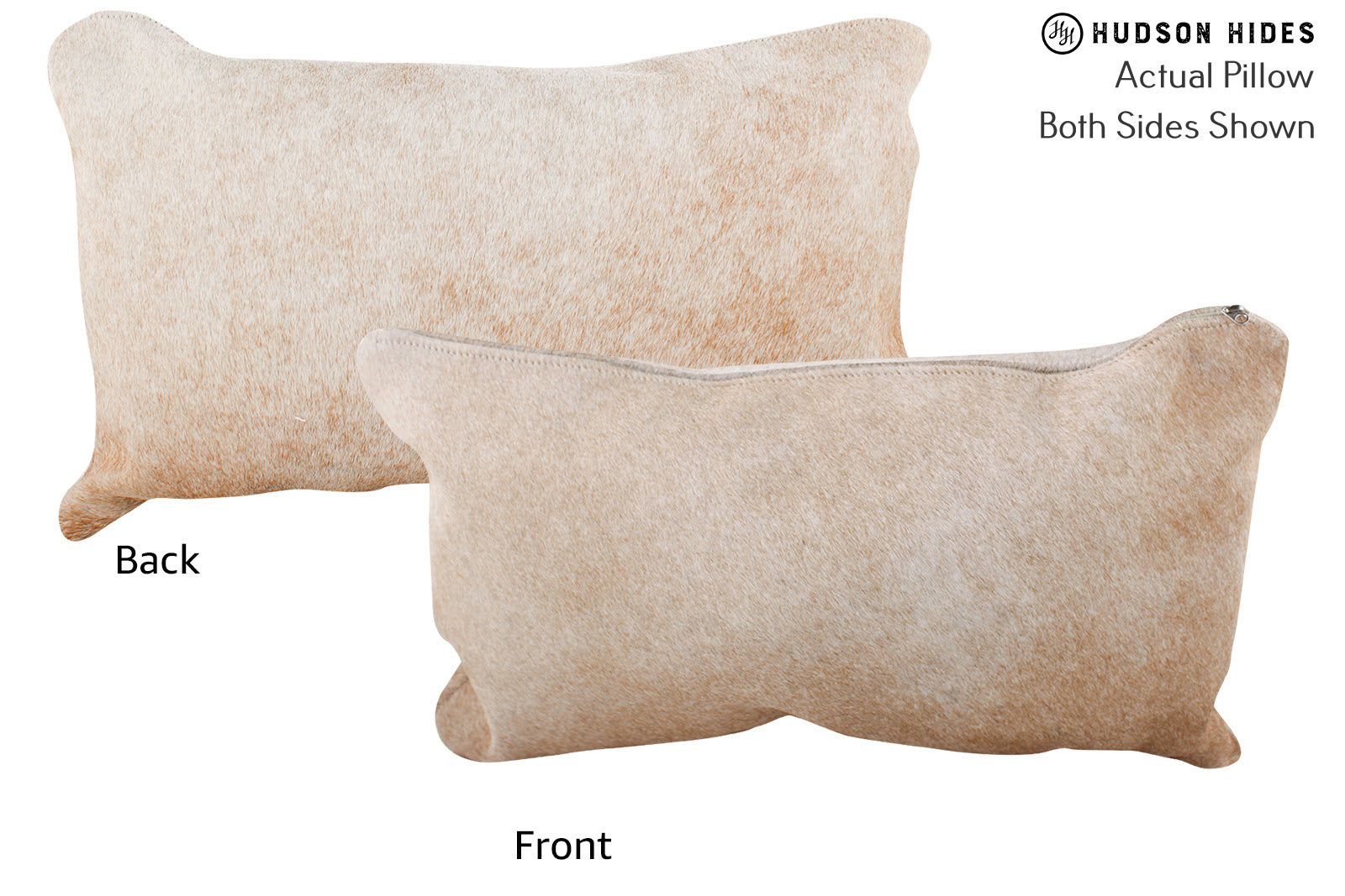 Beige Cowhide Pillow #72563