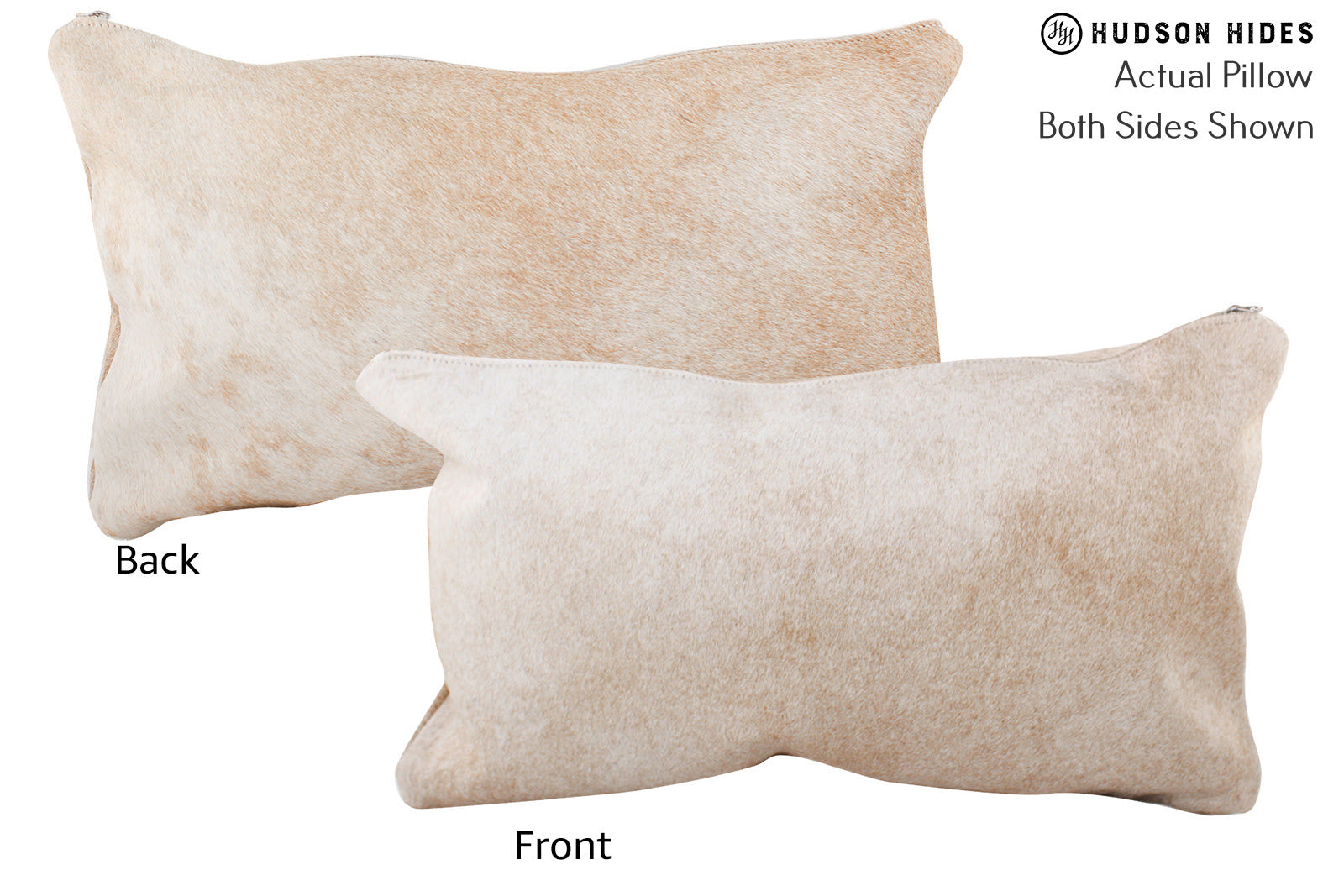 Beige Cowhide Pillow #72565