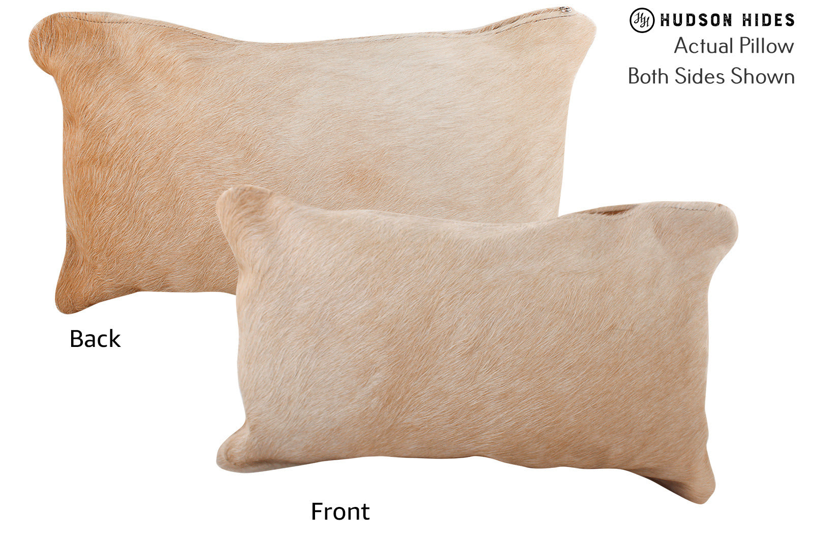 Beige Cowhide Pillow #72663