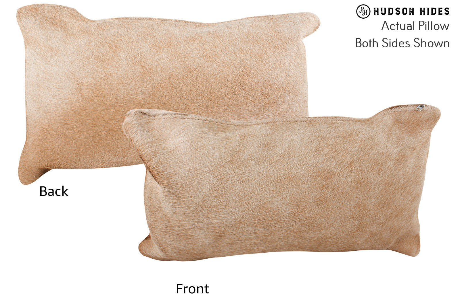 Beige Cowhide Pillow #72674