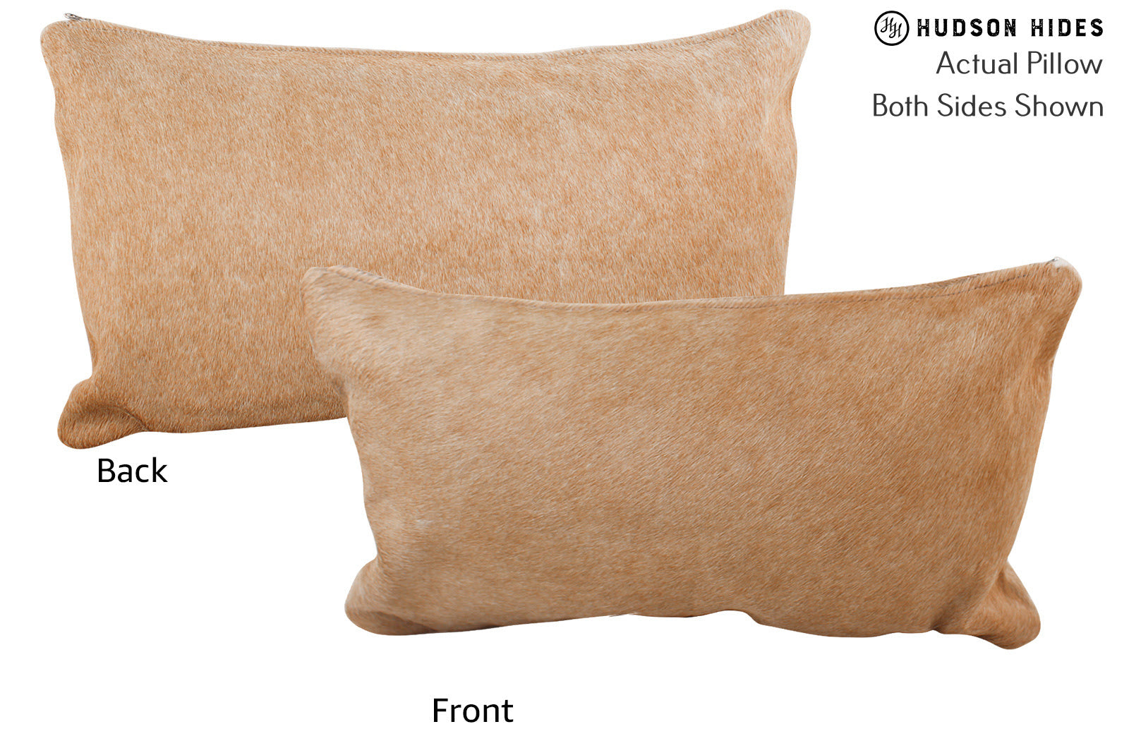 Beige Cowhide Pillow #72675