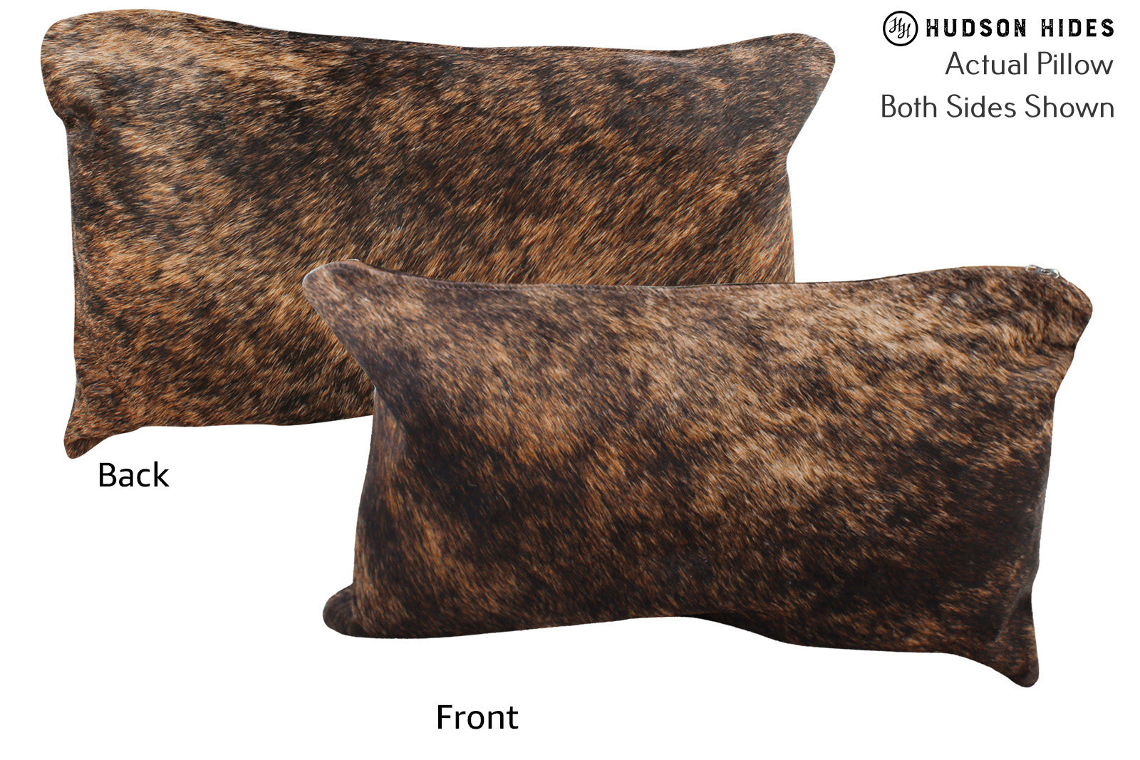 Dark Brindle Cowhide Pillow #72744