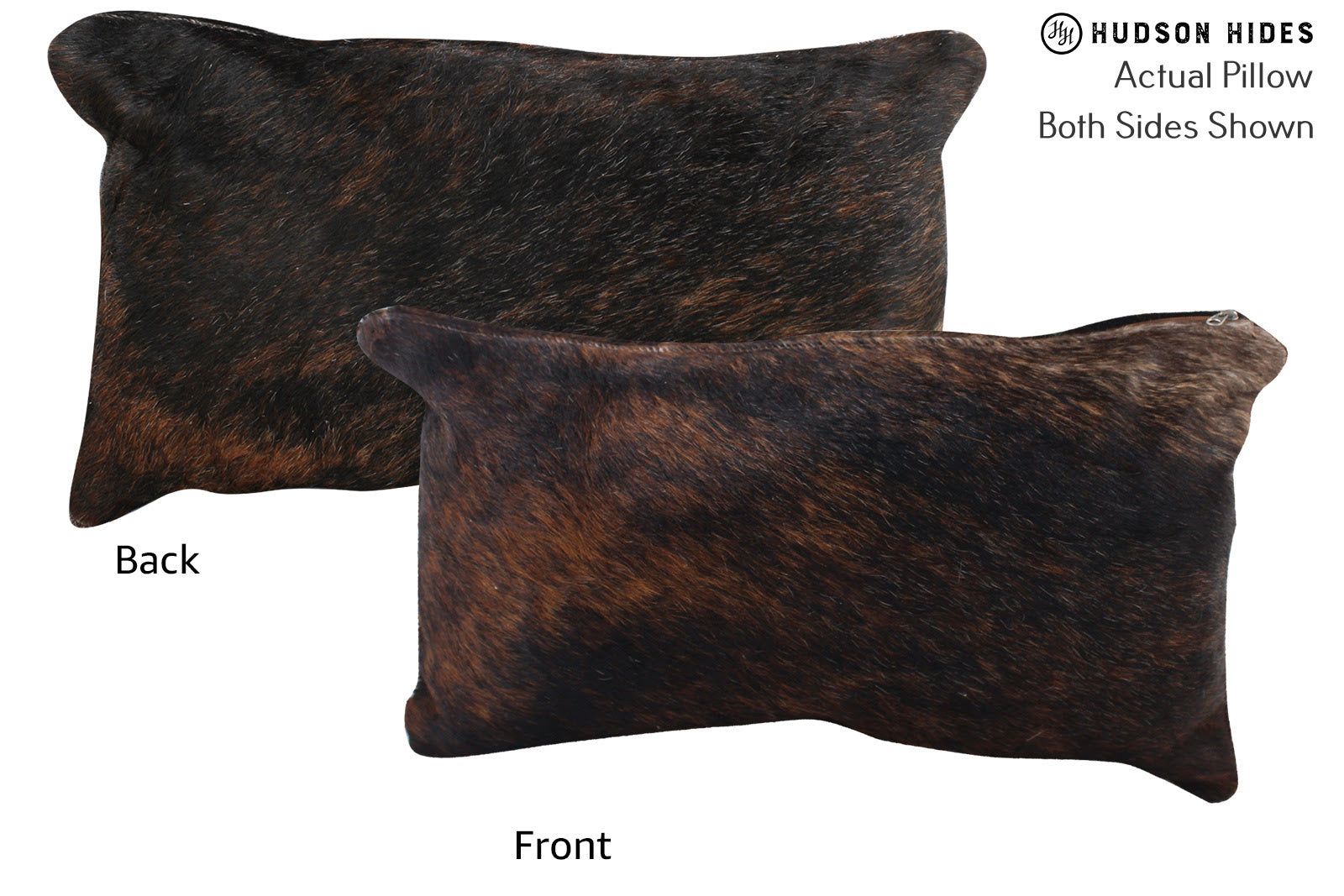 Dark Brindle Cowhide Pillow #72745