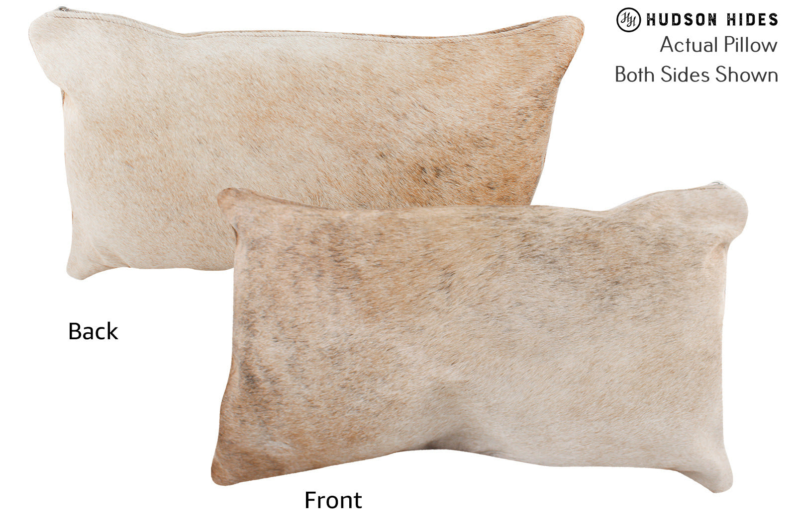 Beige Cowhide Pillow #72872