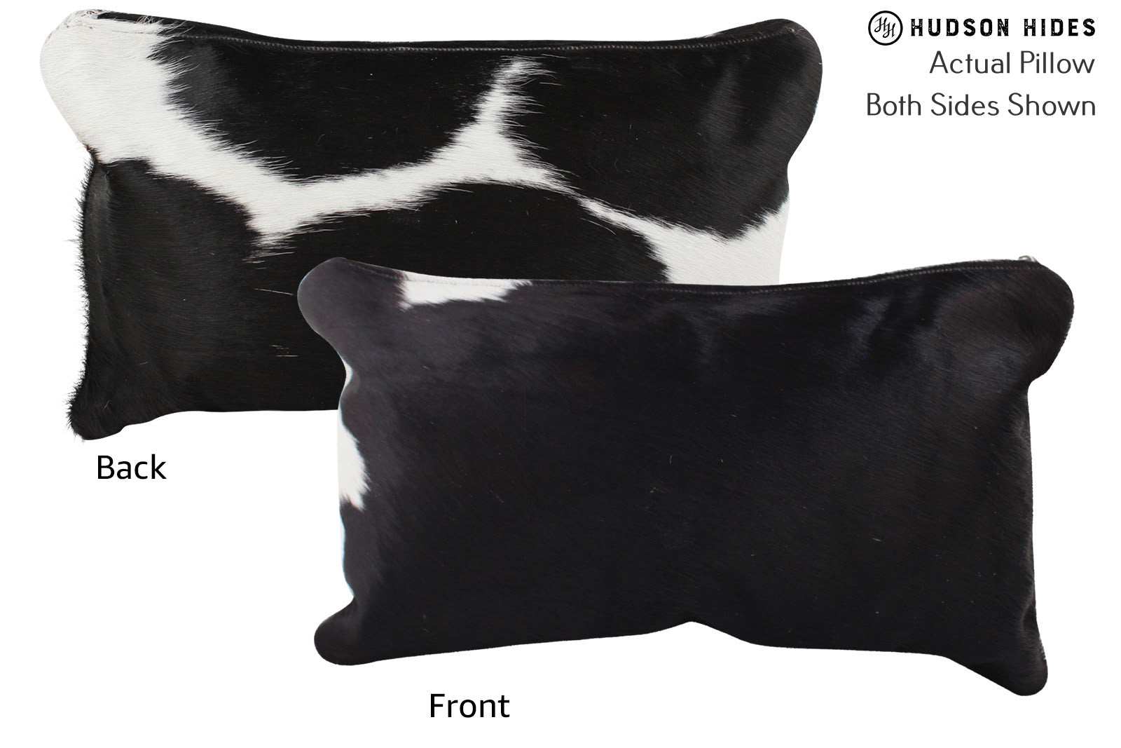 Black and White Cowhide Pillow #72966