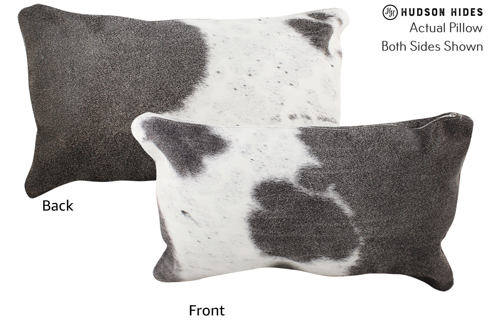 Black and White Cowhide Pillow #72982