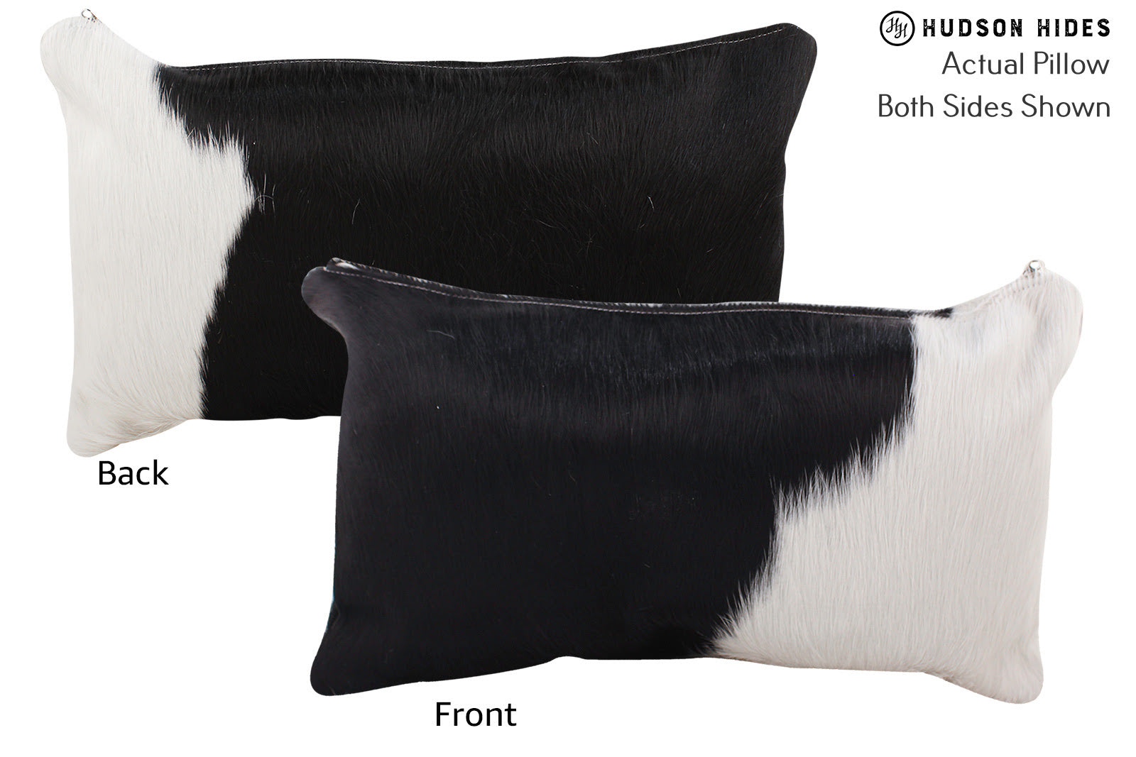 Black and White Cowhide Pillow #73022