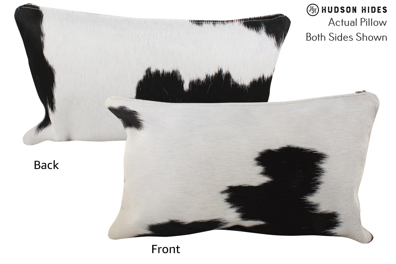 Black and White Cowhide Pillow #73139