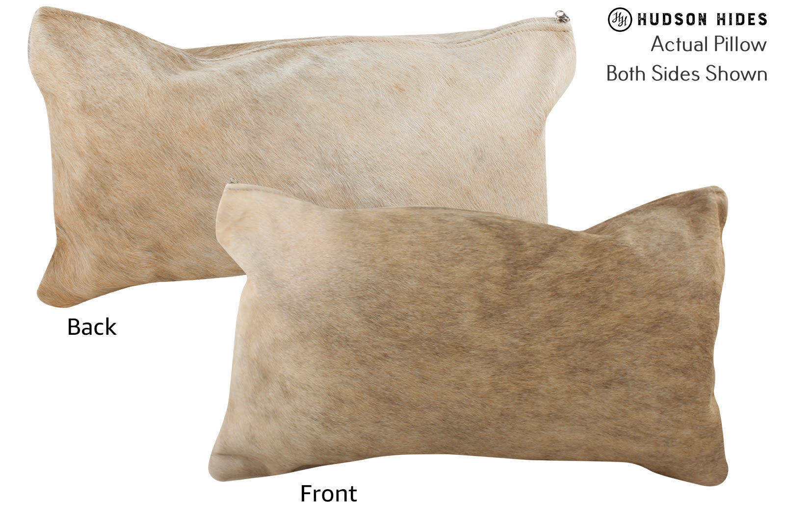 Beige Cowhide Pillow #73153