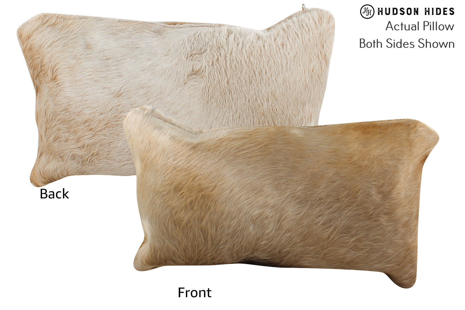 Beige Cowhide Pillow #73295