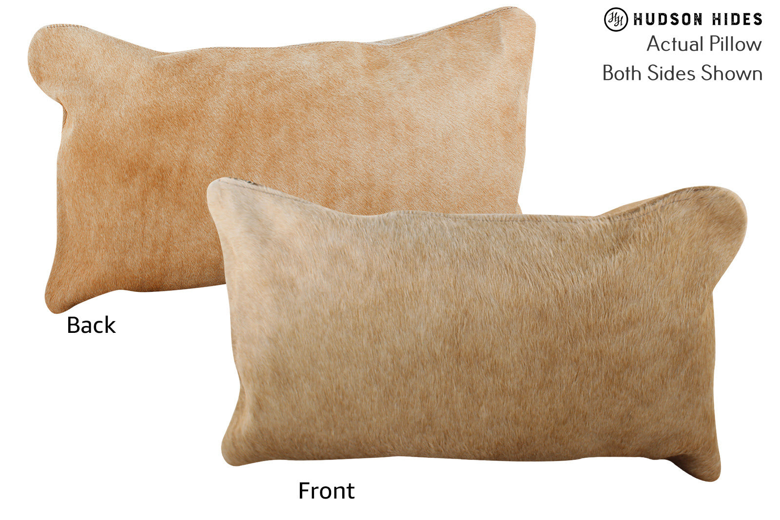 Beige Cowhide Pillow #73298