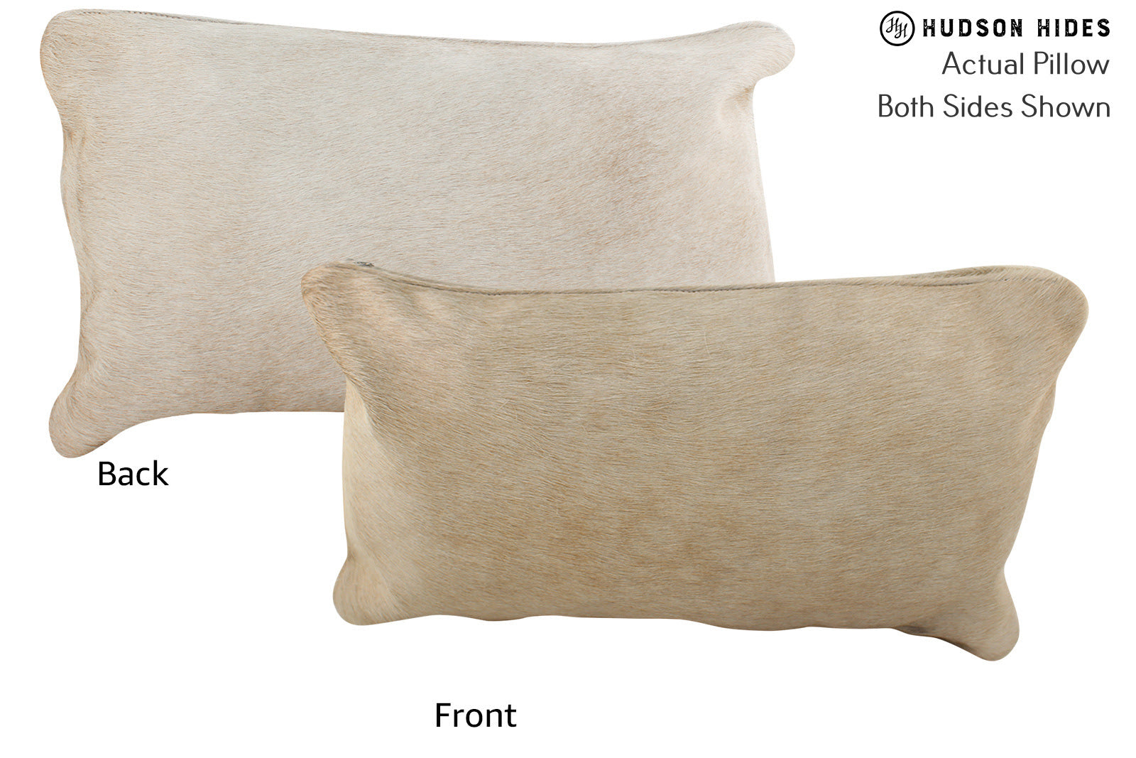 Beige Cowhide Pillow #73319