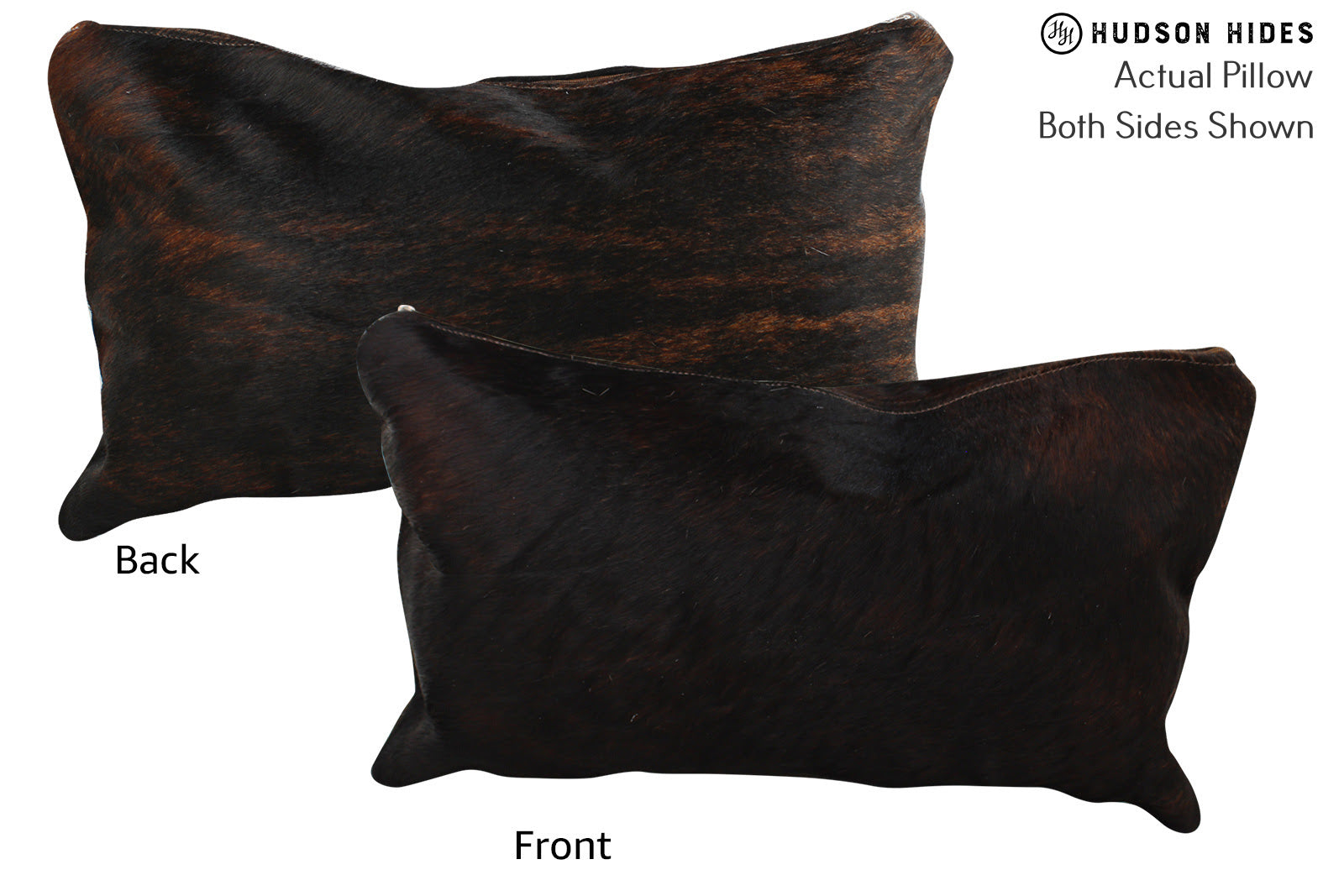 Dark Brindle Cowhide Pillow #73321