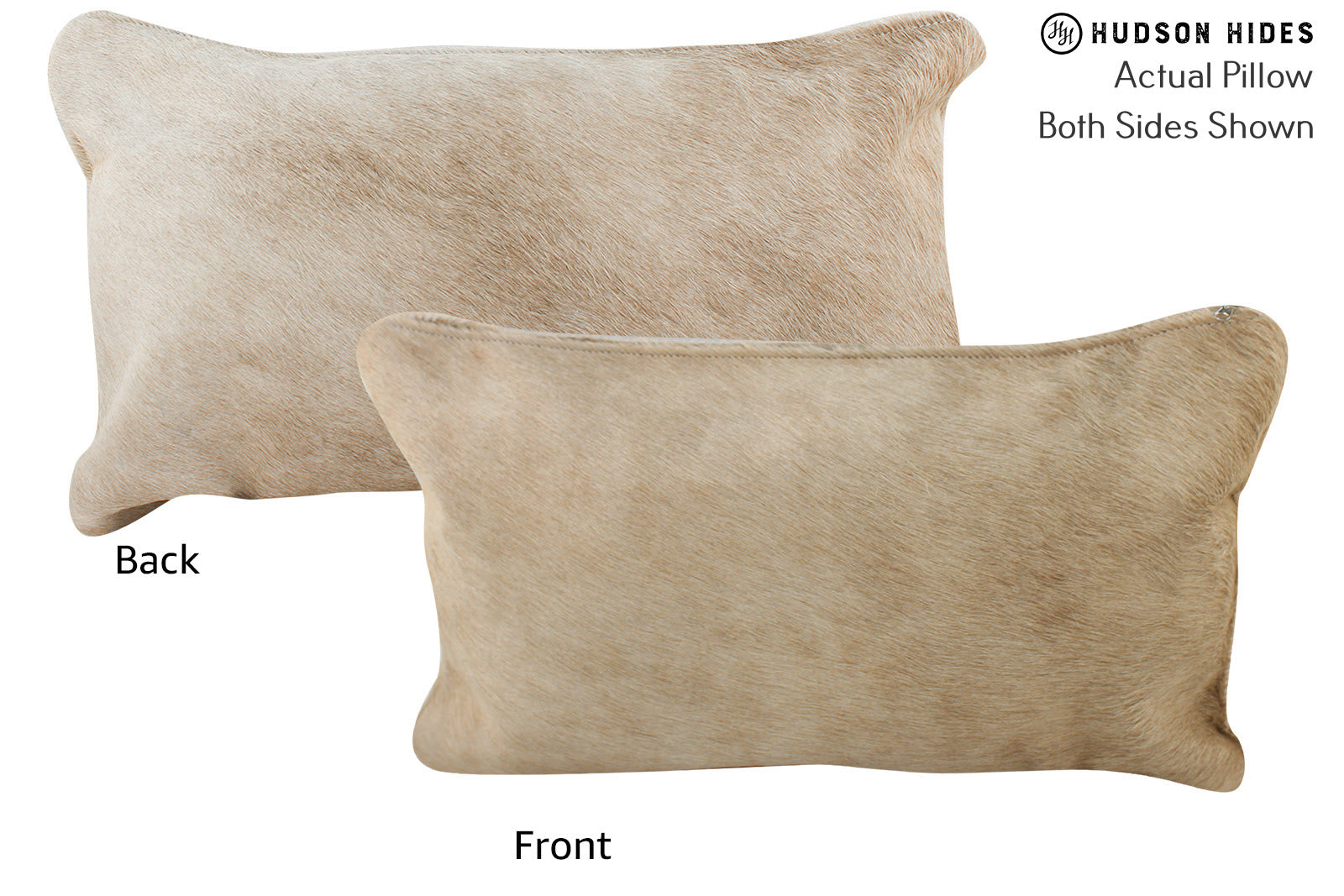 Beige Cowhide Pillow #73344