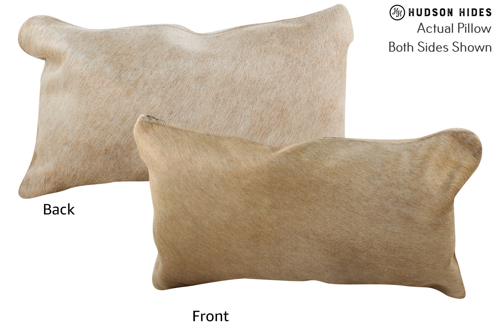 Beige Cowhide Pillow #73346