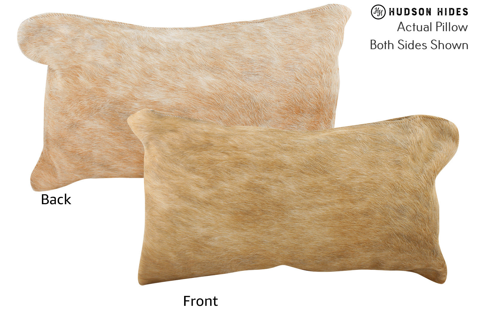 Beige Cowhide Pillow #73362