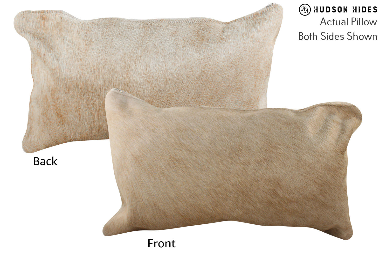 Beige Cowhide Pillow #73409