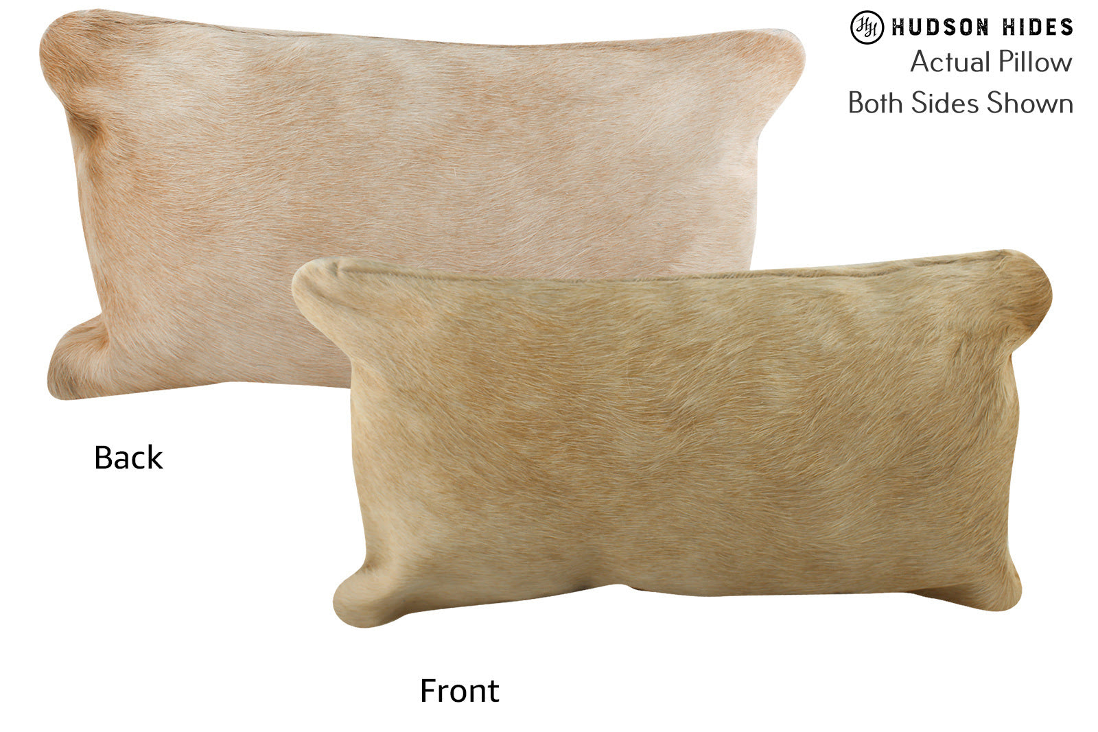 Beige Cowhide Pillow #73456