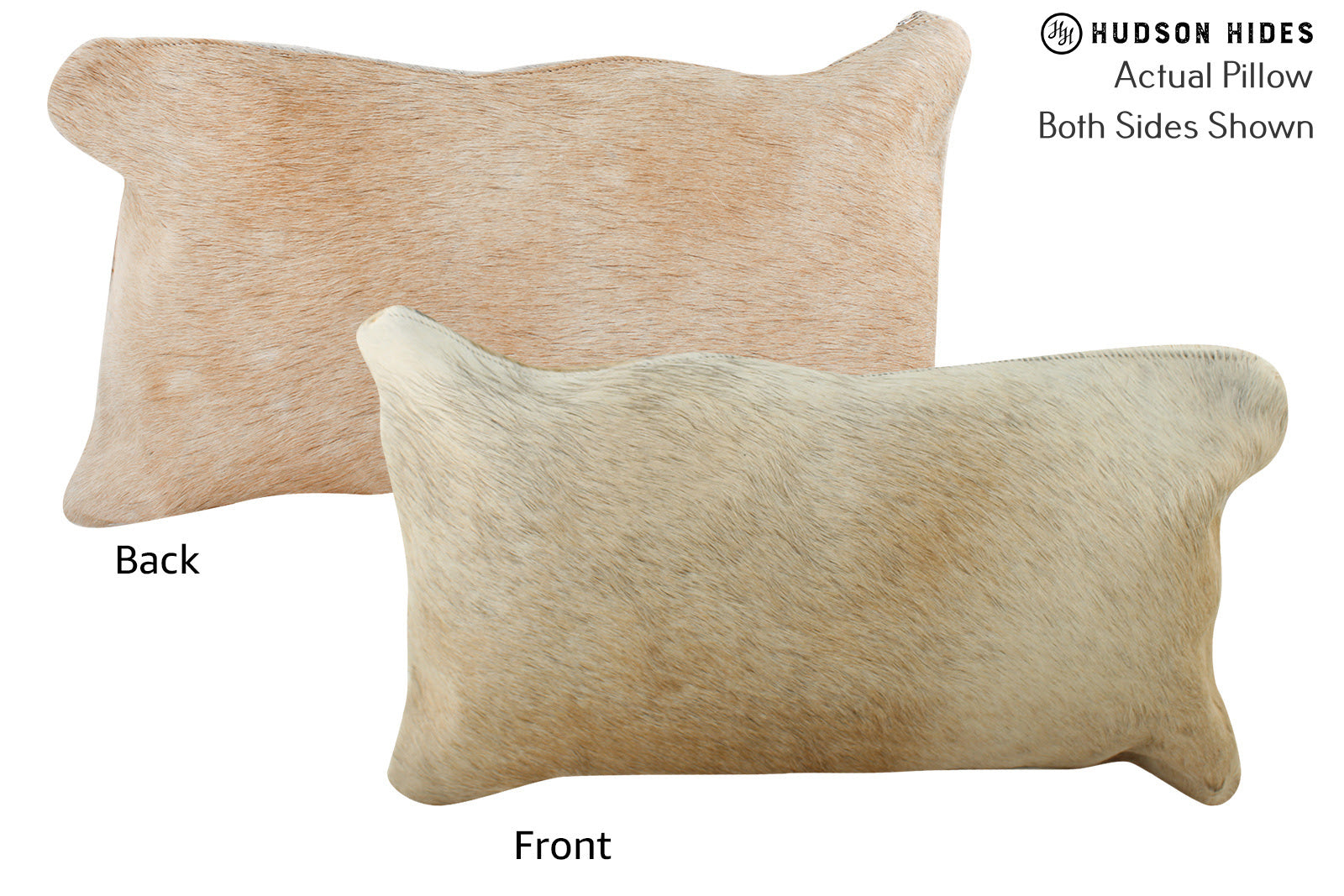 Beige Cowhide Pillow #73461