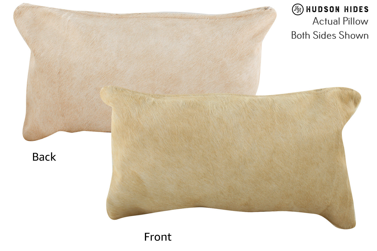 Beige Cowhide Pillow #73474