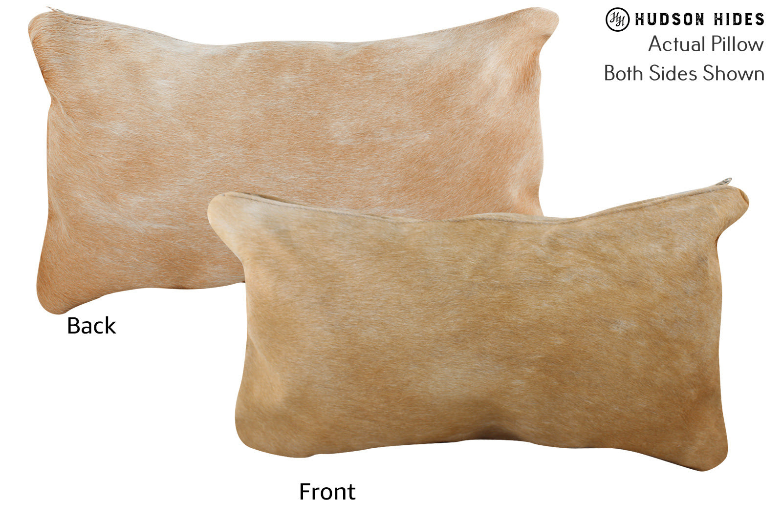 Beige Cowhide Pillow #73478