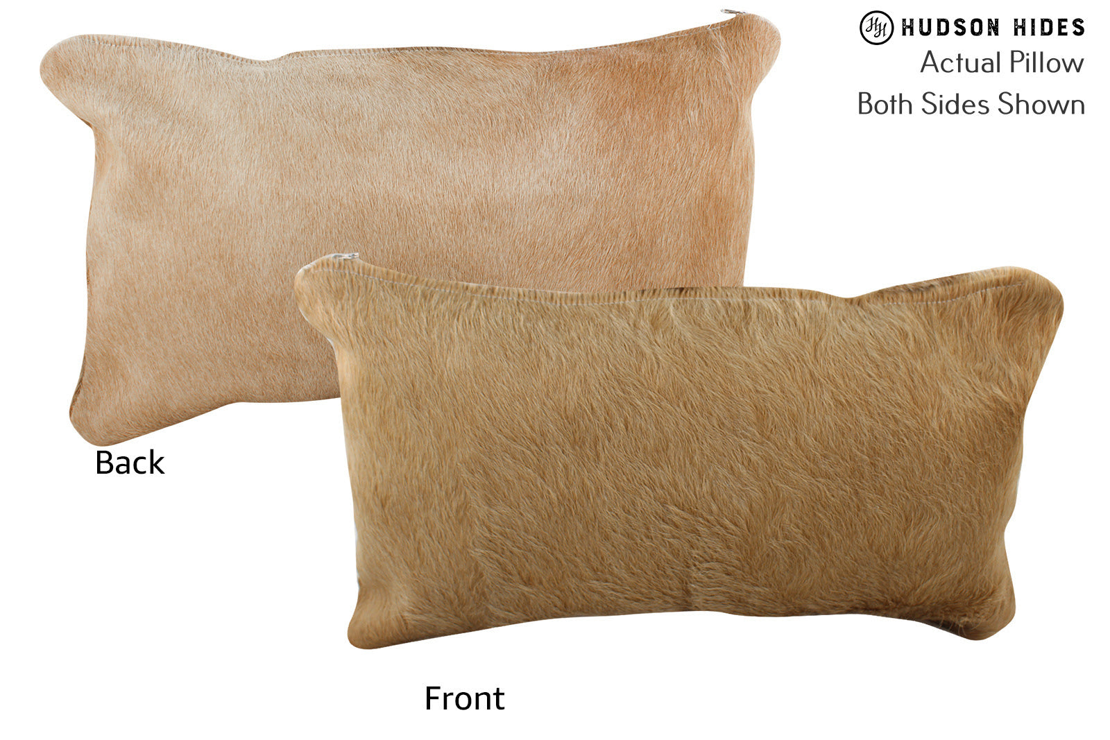 Beige Cowhide Pillow #73485