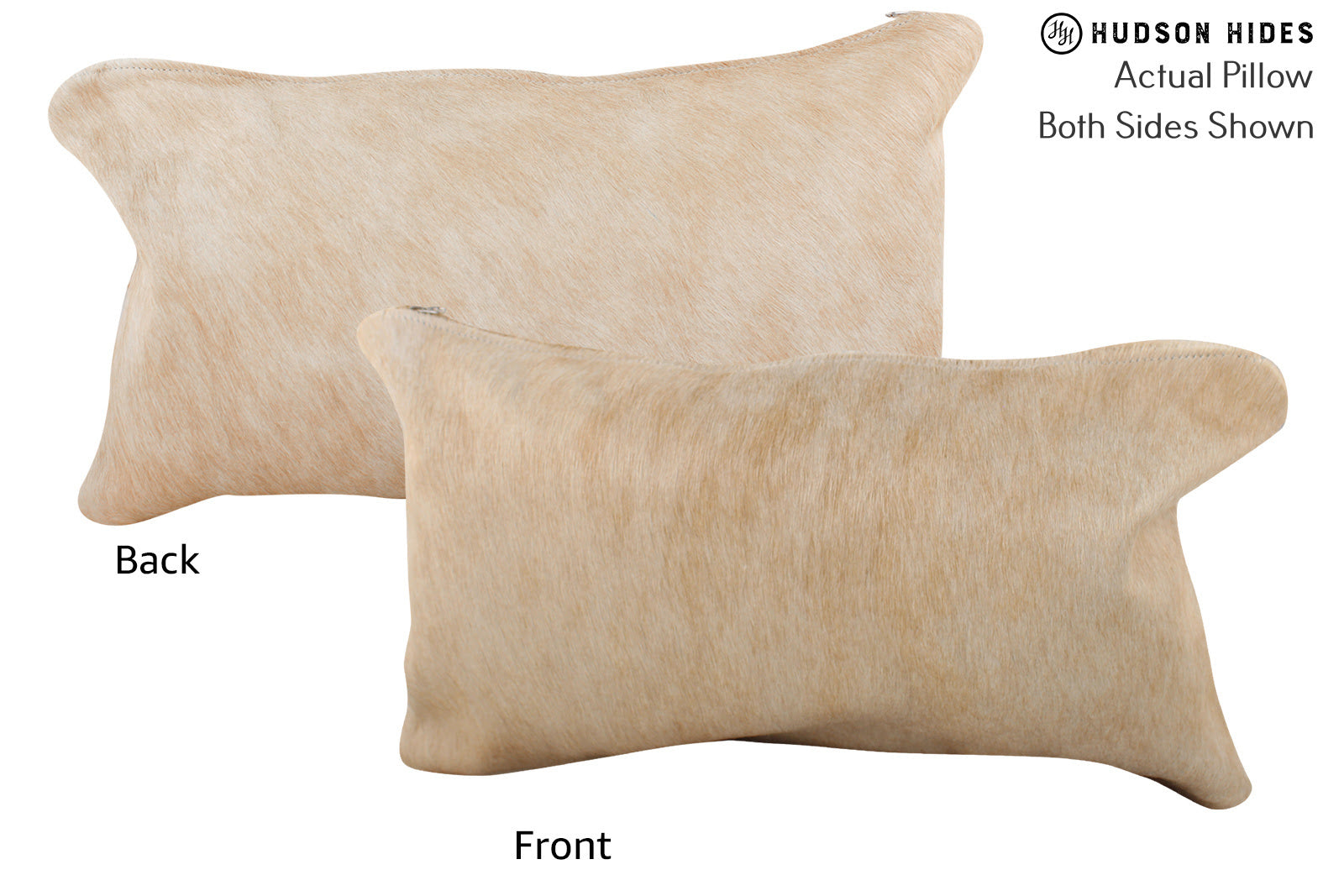 Beige Cowhide Pillow #73489