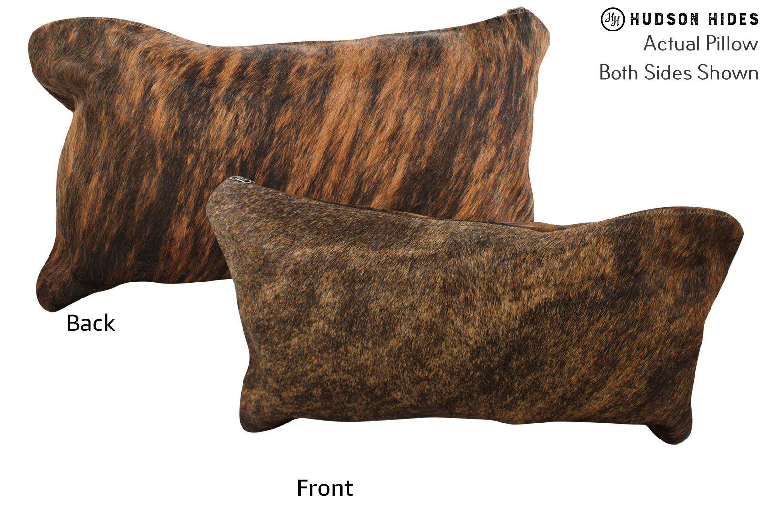 Dark Brindle Cowhide Pillow #73492