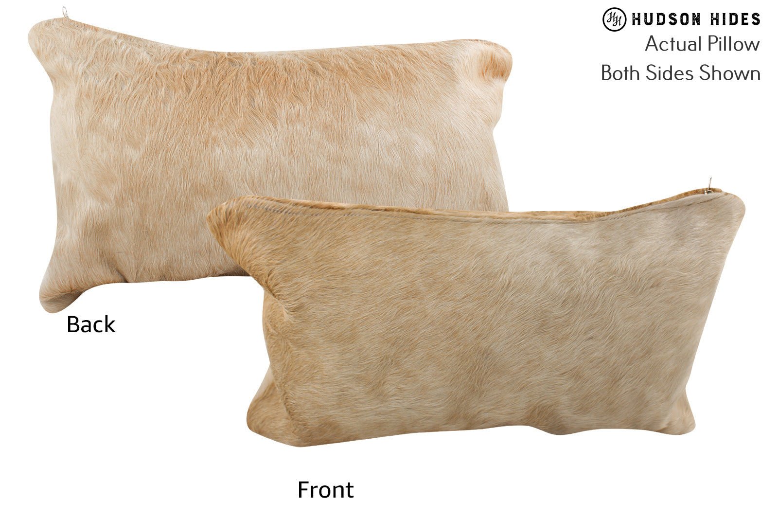 Beige Cowhide Pillow #73532