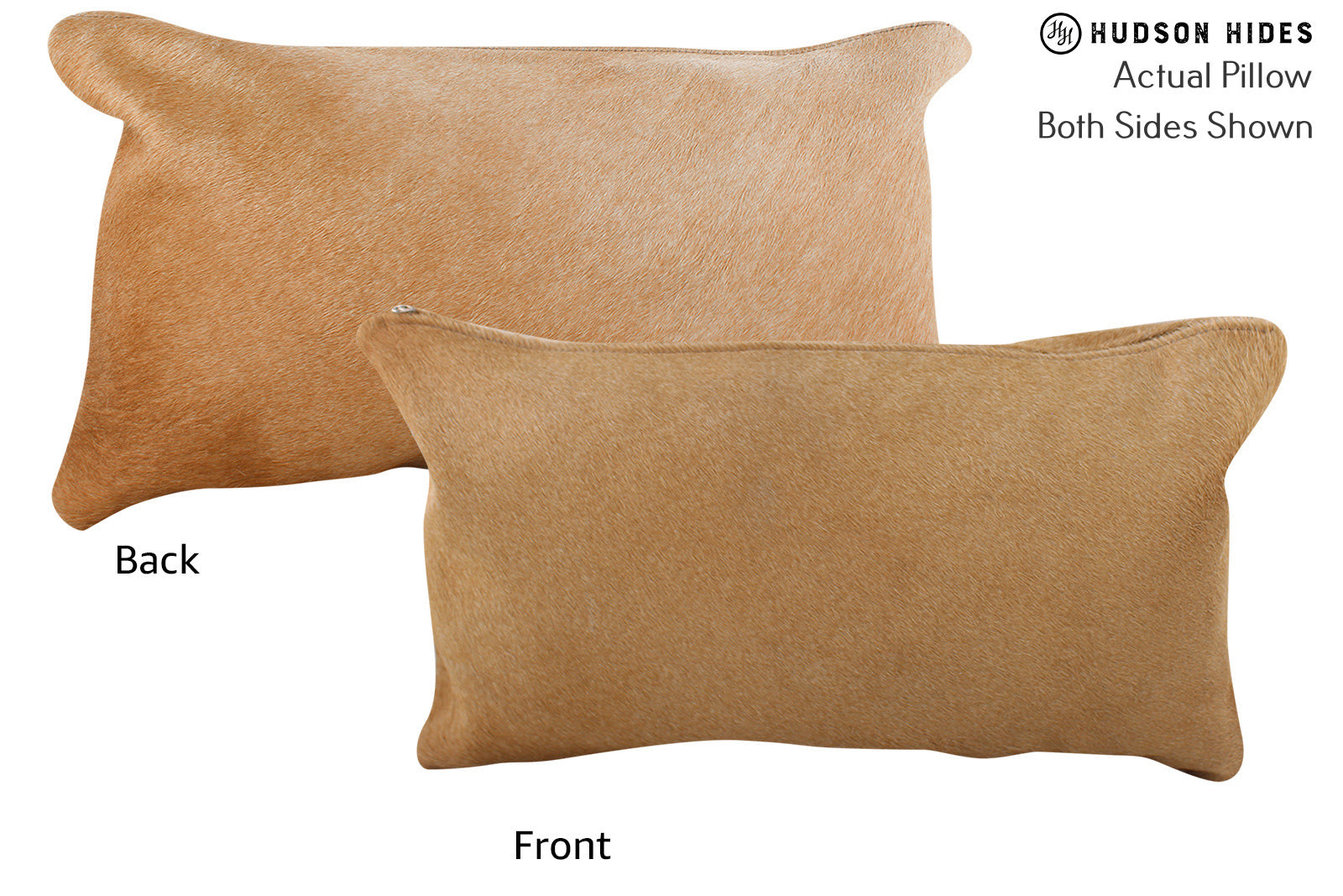 Beige Cowhide Pillow #73541