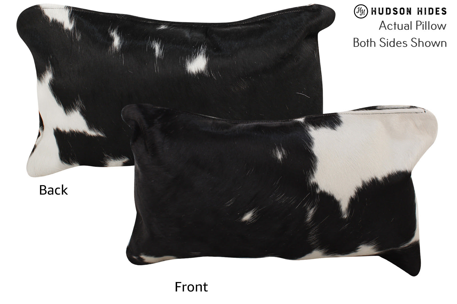 Black and White Cowhide Pillow #73620