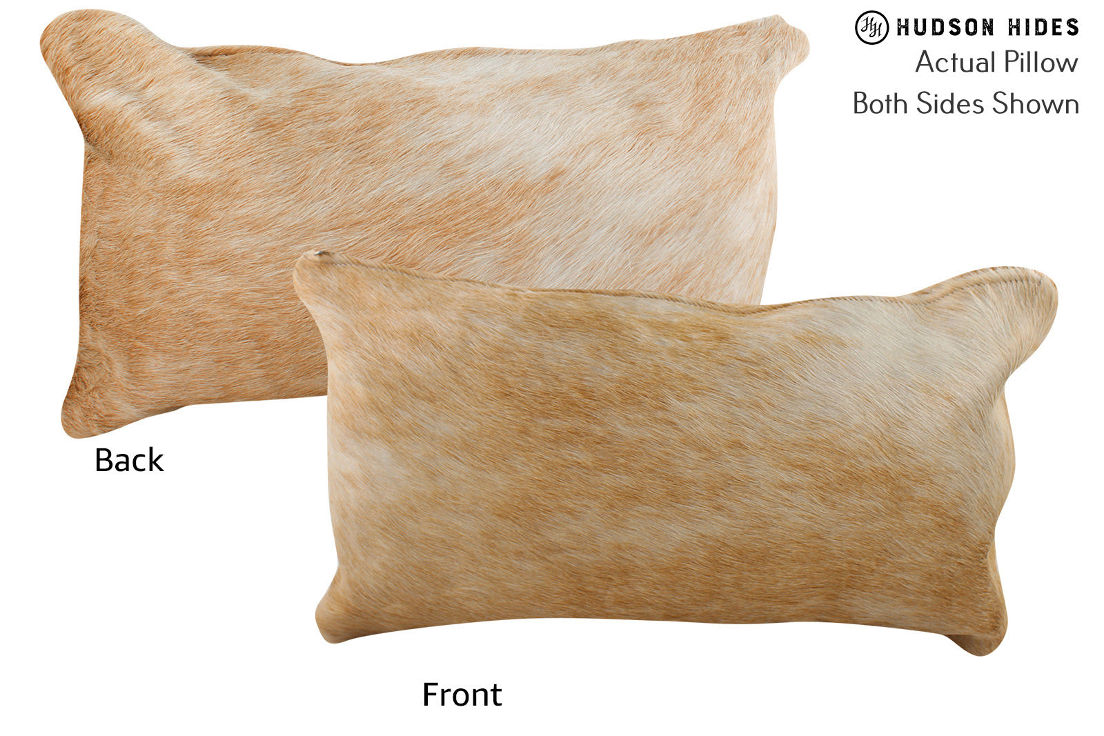 Beige Cowhide Pillow #73627