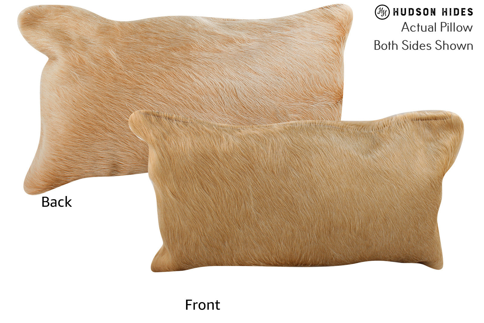 Beige Cowhide Pillow #73629