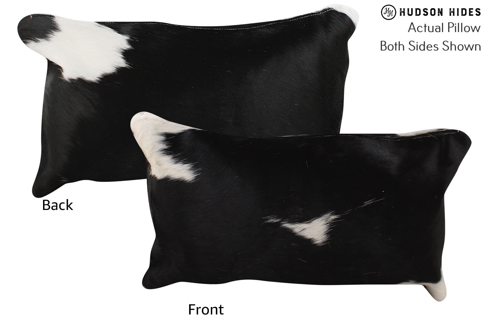 Black and White Cowhide Pillow #73635