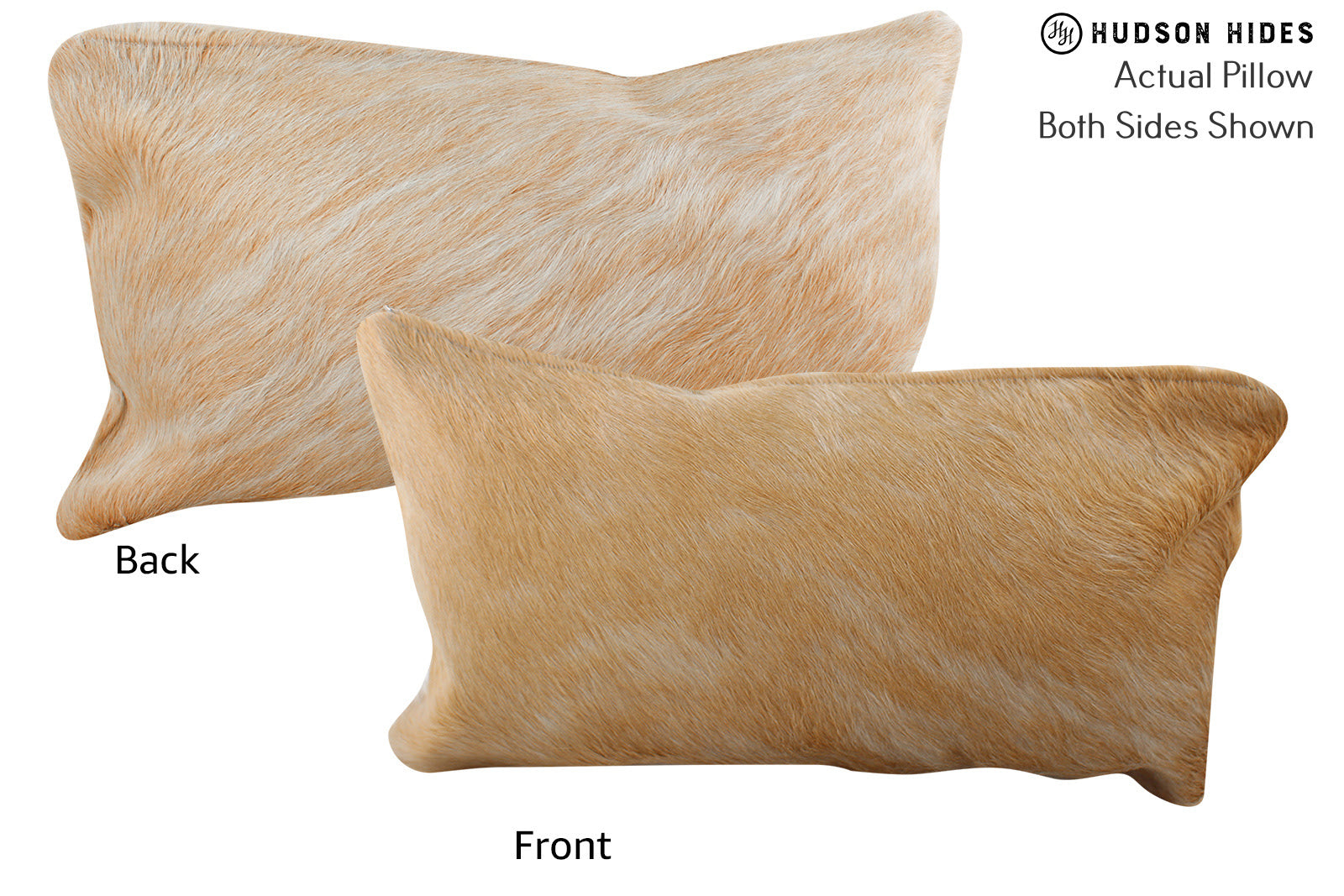 Beige Cowhide Pillow #73639