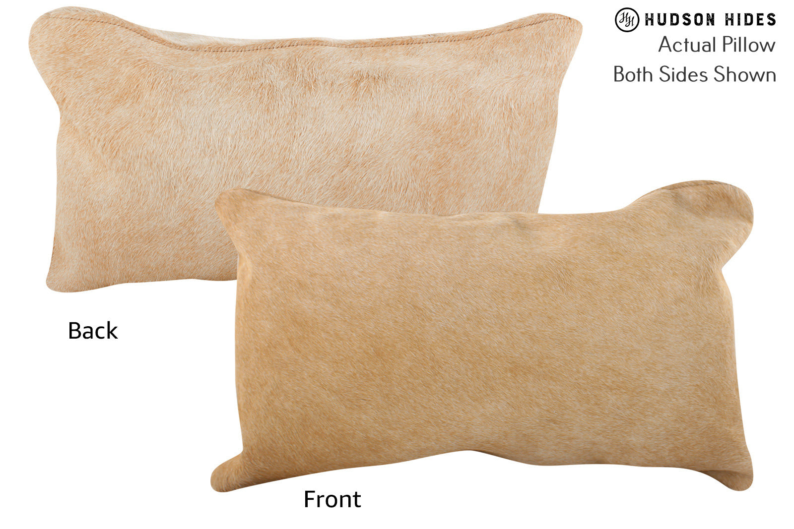 Beige Cowhide Pillow #73644