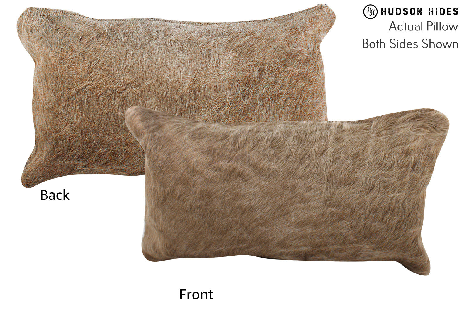 Taupe Cowhide Pillow #73655