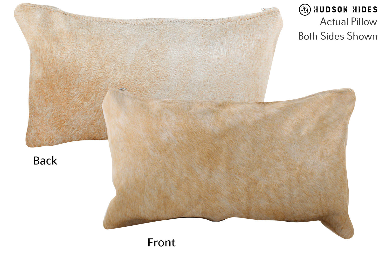 Beige Cowhide Pillow #73659