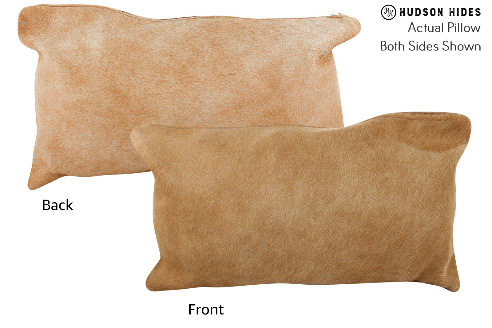 Beige Cowhide Pillow #73664