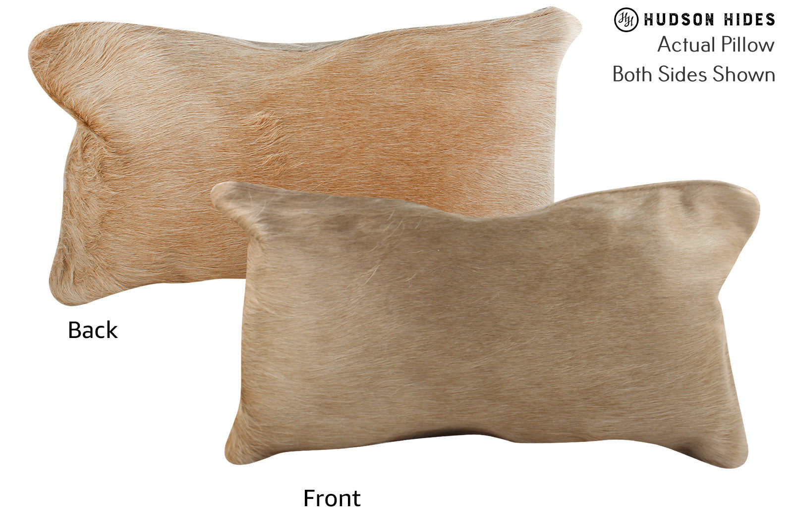 Beige Cowhide Pillow #73687