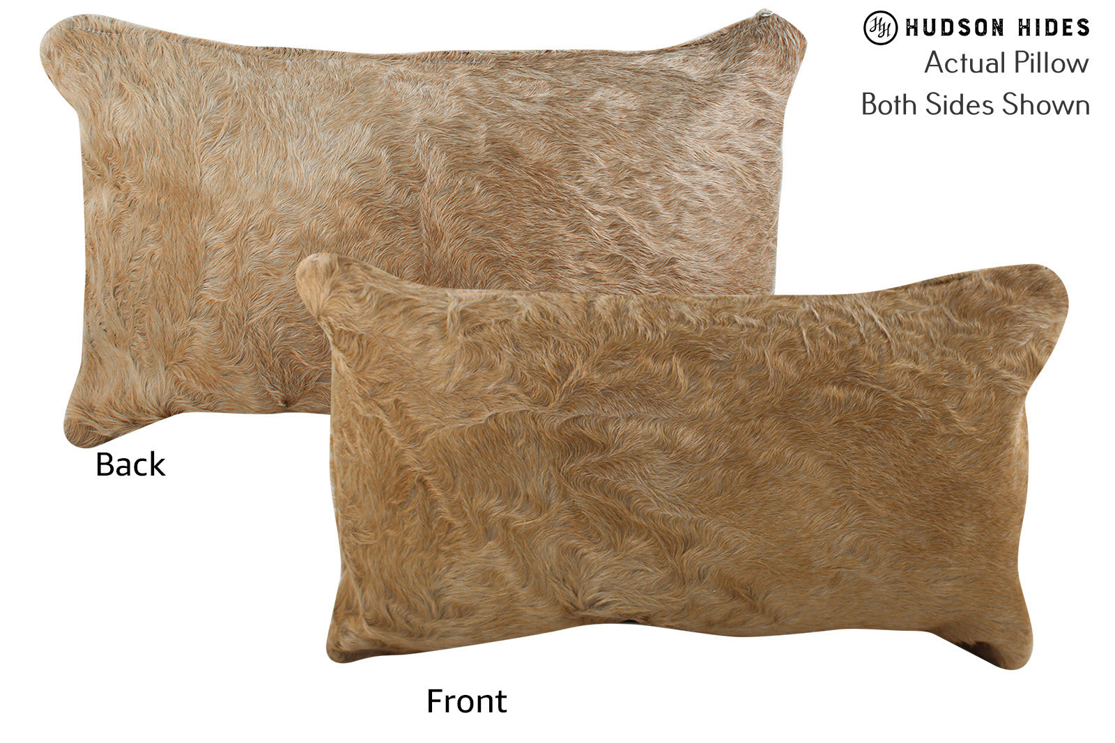 Beige Cowhide Pillow #73690