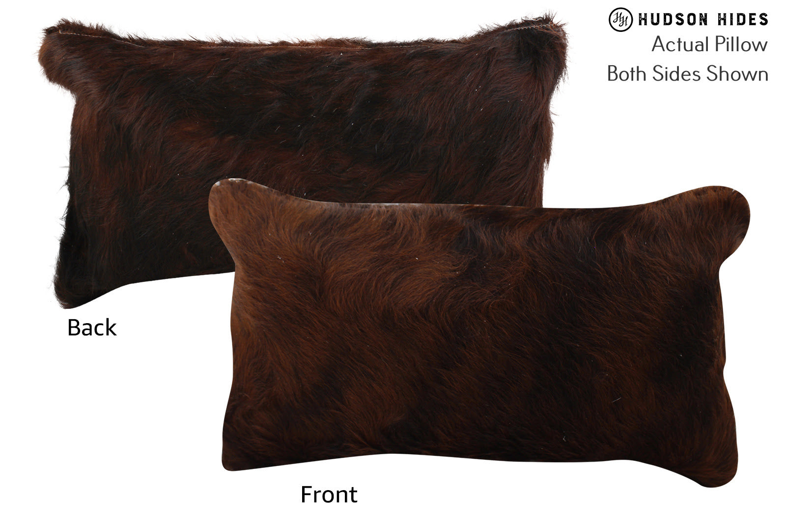 Dark Brindle Cowhide Pillow #73703