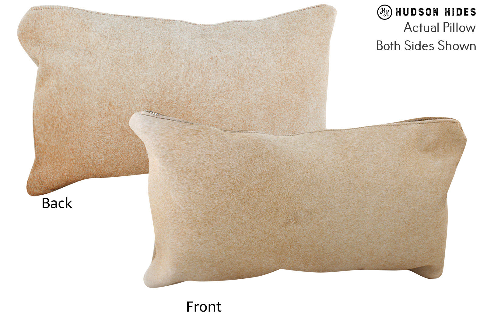 Beige Cowhide Pillow #73739