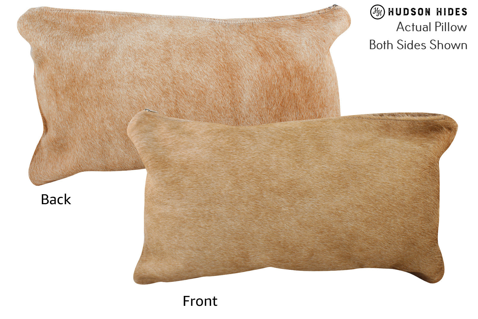 Beige Cowhide Pillow #73748