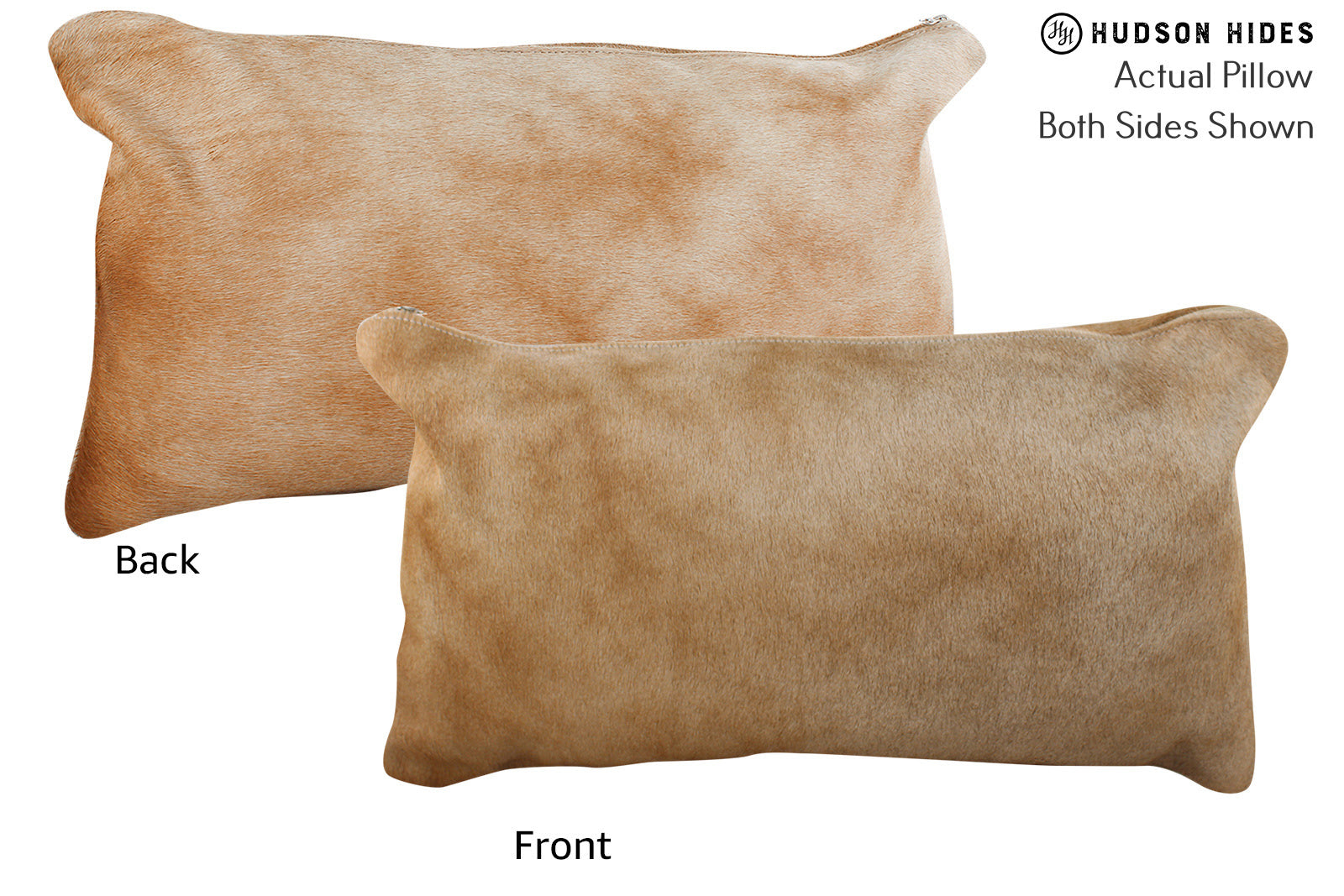 Beige Cowhide Pillow #73867