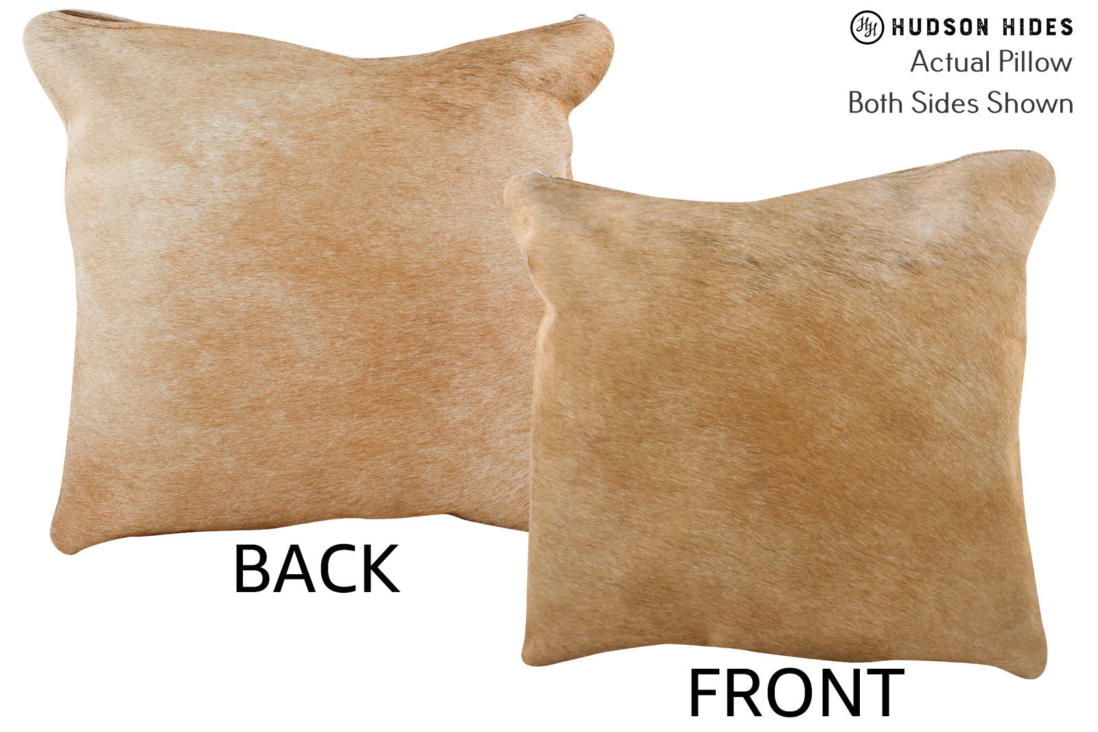 Beige Cowhide Pillow #73894