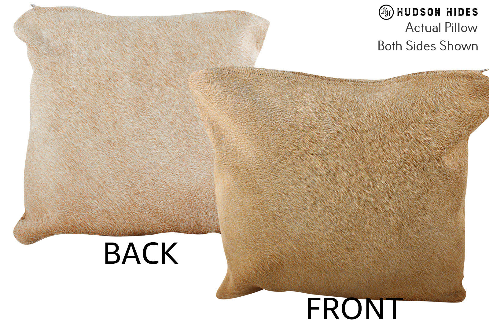 Beige Cowhide Pillow #73911