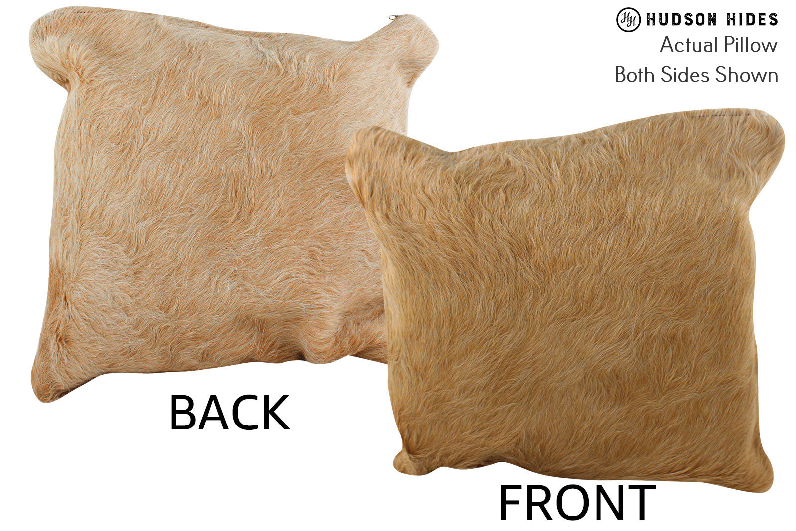 Beige Cowhide Pillow #73976