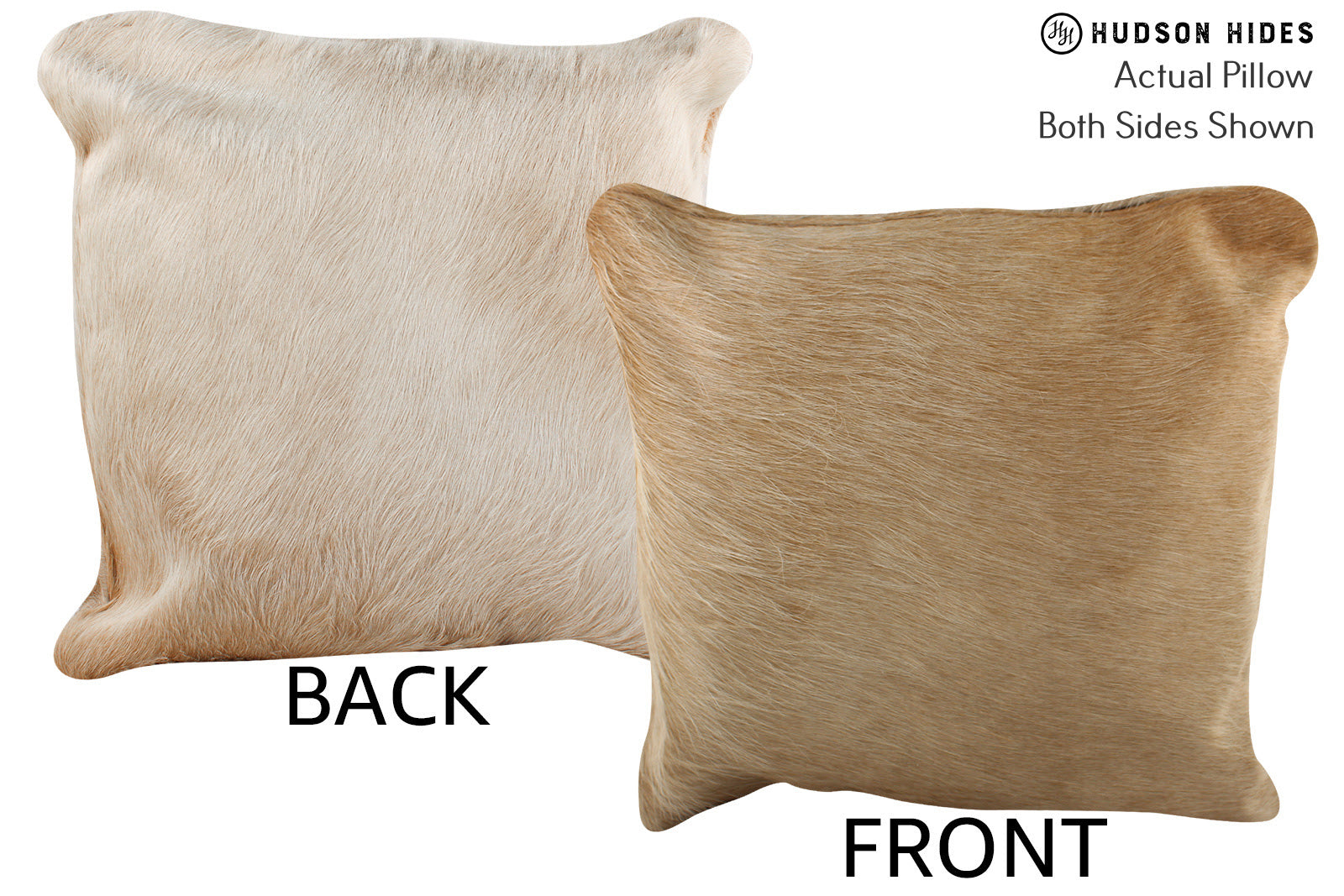 Beige Cowhide Pillow #74011